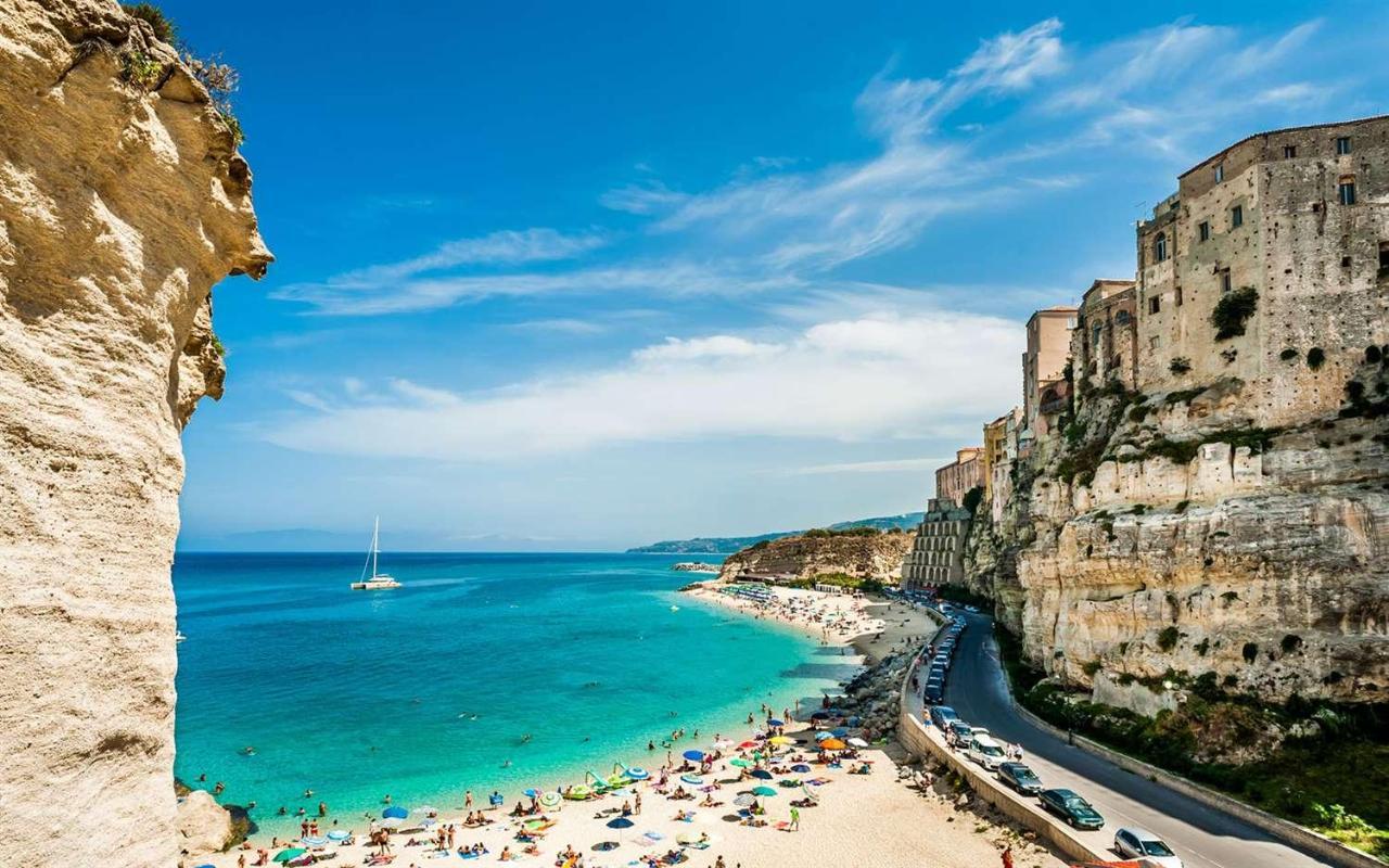 Ninfa Sul Mare Apartments 50 M E T R I Dal Mare Parcheggio Gratuito Custodito Capo Vaticano Zewnętrze zdjęcie